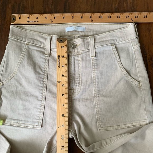 7 FOR ALL MANKIND Mid-Rise Straight Leg Jeans - Picture 7 of 8